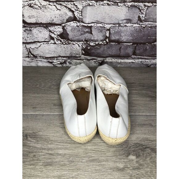 Kenneth Cole Gentle Souls White Leather Woven Wedge Sandals Women Sz 8.5M US/39 - Picture 6 of 16